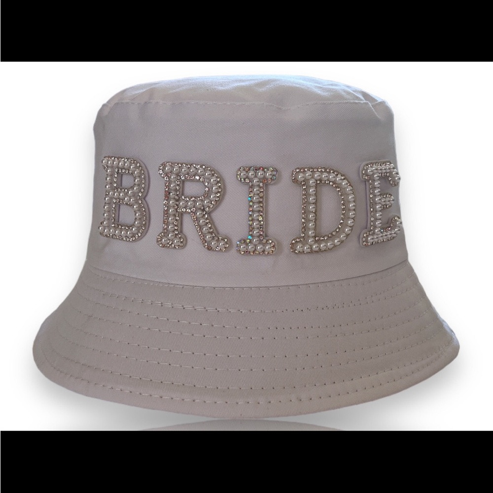 Elegant Cream Bride Bucket Hat
